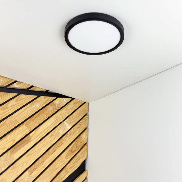 Світильник LED MILLENNIUM 26W 5000K круг чорний Violux