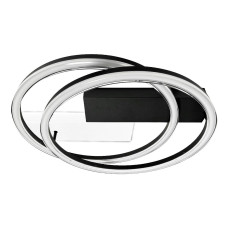 Світильник LED smart BRIONI-R+пульт 80W 3000-5000K IP20 круг чорний Violux