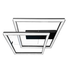 Світильник LED smart BRIONI-S+пульт 84W 3000-5000K IP20 квадрат біло-чорний Violux