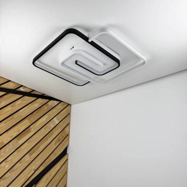 Світильник LED smart DOMINO+пульт квадрат 90W 3000-5000K IP20