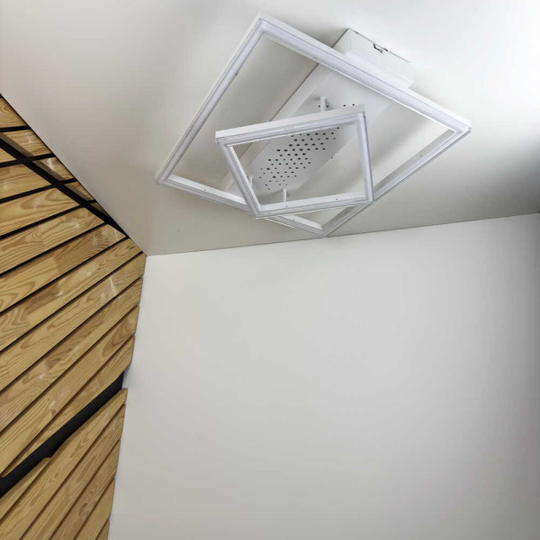 Світильник LED smart KENZO-S+пульт 100W 3000-5000K IP20 квадрат білий Violux