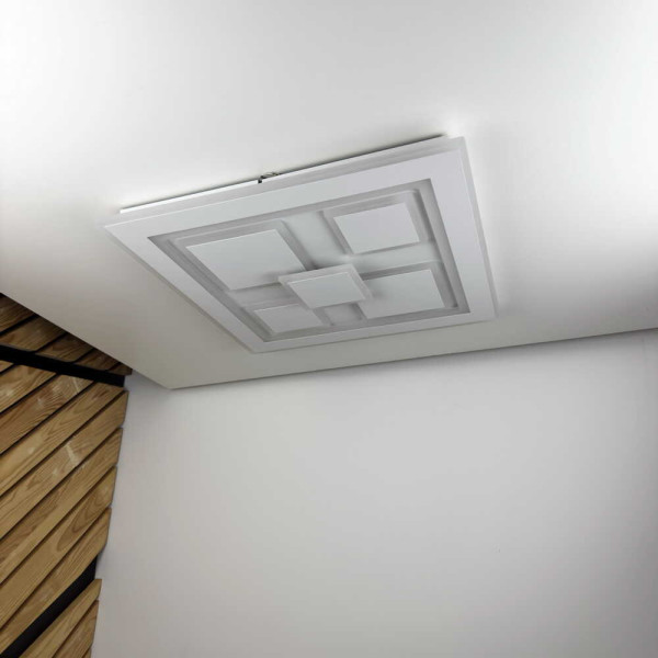 Світильник LED smart OXFORD+пульт 110W 3000-6000K IP20 білий квадрат
