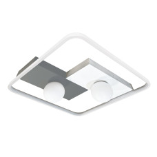 Світильник LED smart PICASSO-S+пульт 85W 3000-5000K IP20 квадрат біло-сірий Violux