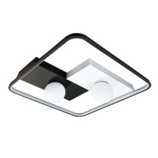 Світильник LED smart PICASSO-S+пульт 85W 3000-5000K IP20 квадрат біло-чорний Violux