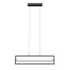 Світильник LED smart PRADA-P+пульт 90W 3000-5000K IP20 прямокутник чорно-білий Violux