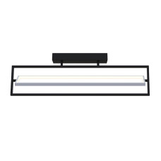 Світильник LED smart PRADA+пульт 60W 3000-5000K IP20 прямокутник чорно-білий Violux