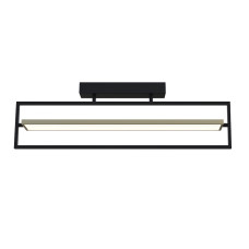 Світильник LED smart PRADA+пульт 60W 3000-5000K IP20 прямокутник чорно-золотий Violux