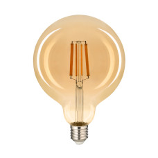 Лампа LED FILAMENT G125 12W E27 2200K (бронза) VIOLUX