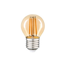 Лампа LED FILAMENT G45 4W E27 2200K (бронза) VIOLUX