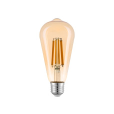 Лампа LED FILAMENT ST64 10W E27 2200K (бронза) VIOLUX